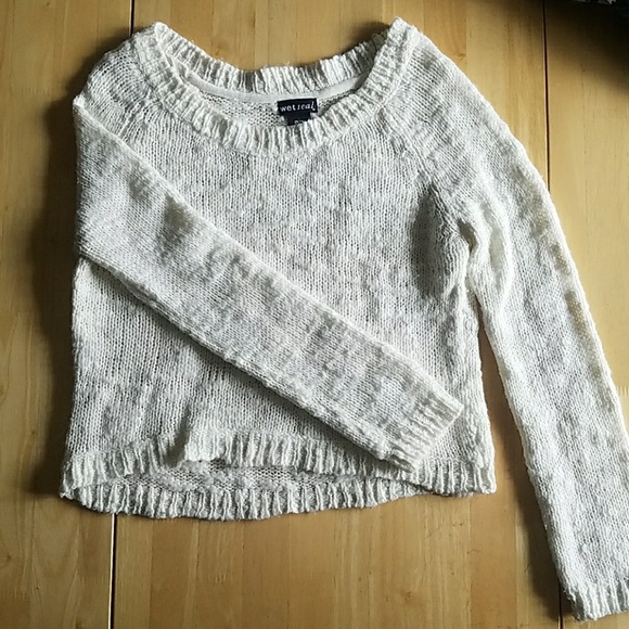 Wet Seal Sweaters - Knit crop sweater